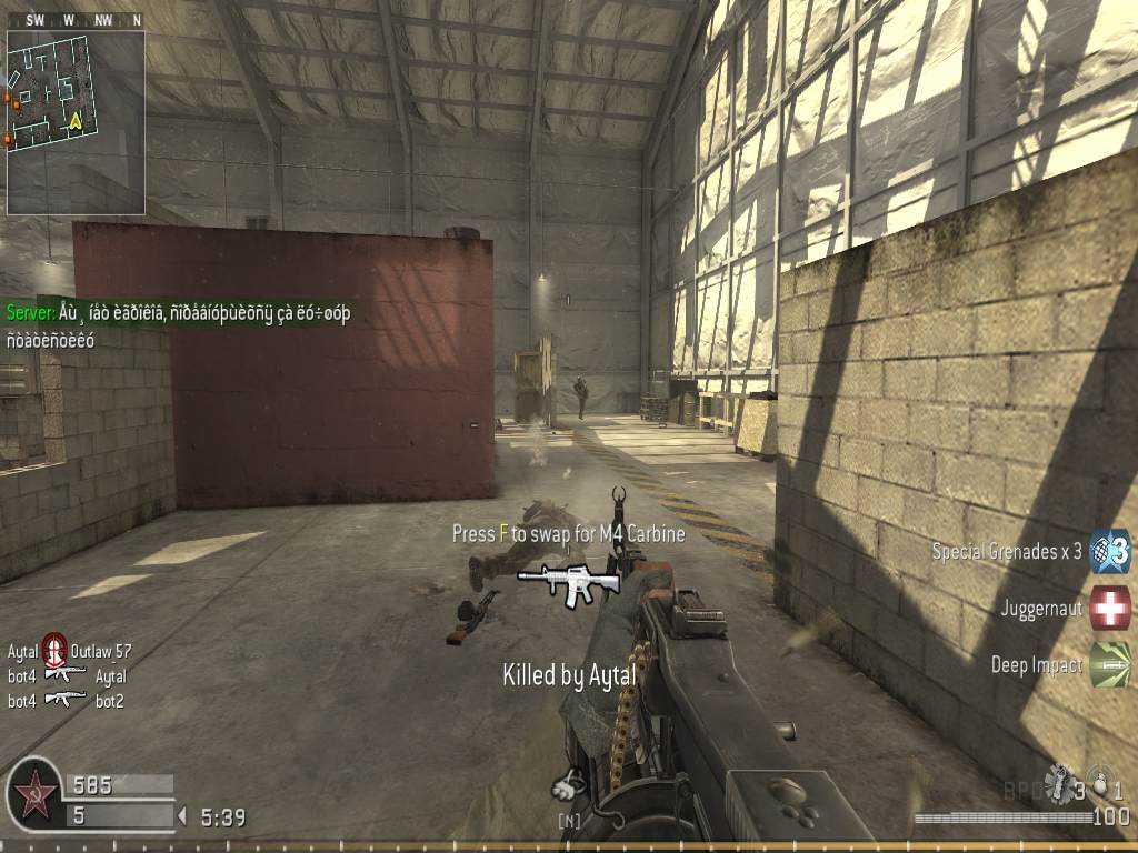 Outlaw_57, mp_killhouse, COD @ kaluga.org | KILLHOUSE