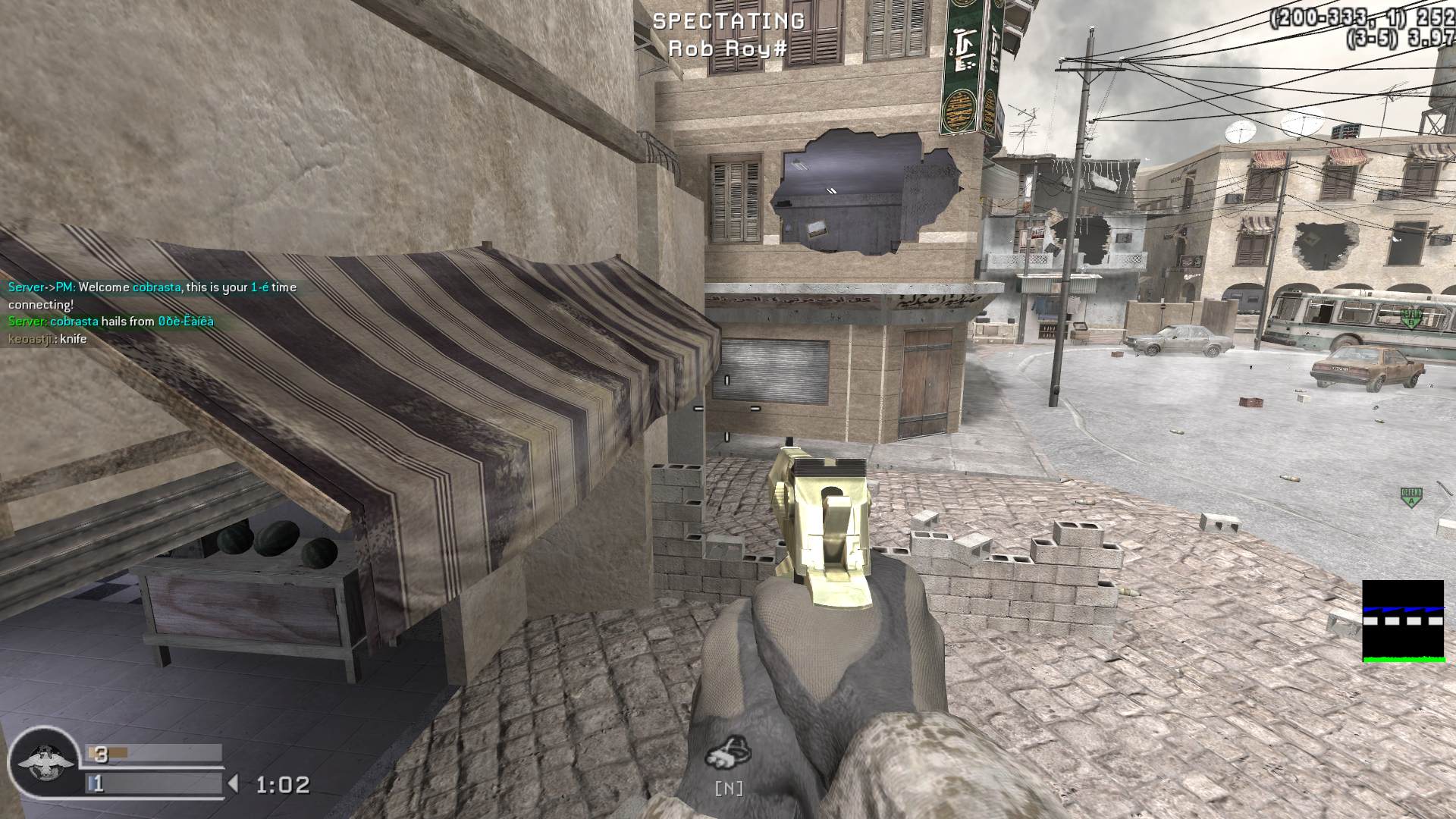 cobrasta, mp_crossfire, COD @ kaluga.org | Public #3 | Ranked |