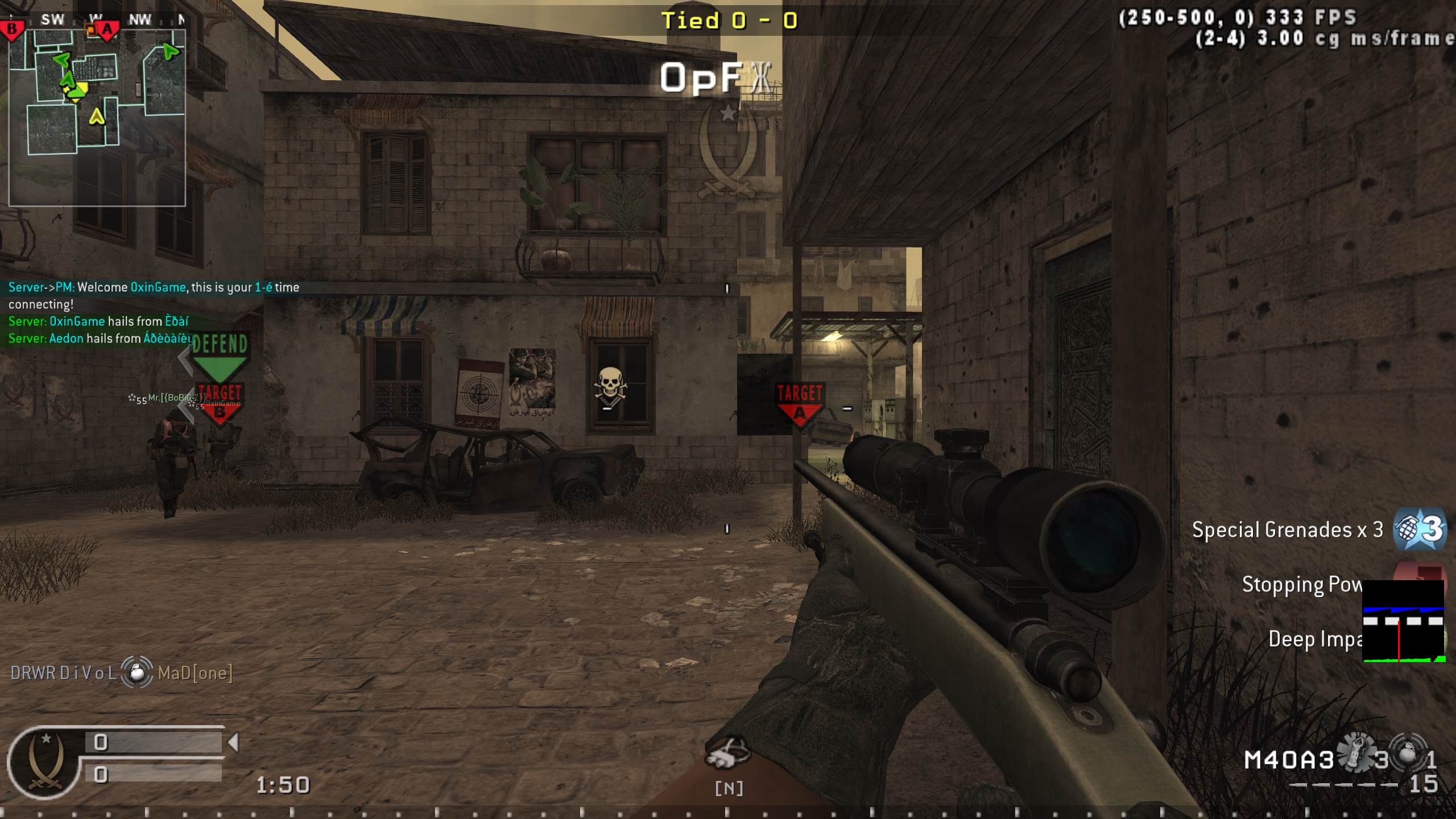 OxinGame, mp_citystreets, COD @ kaluga.org | Public #3 | Ranked |