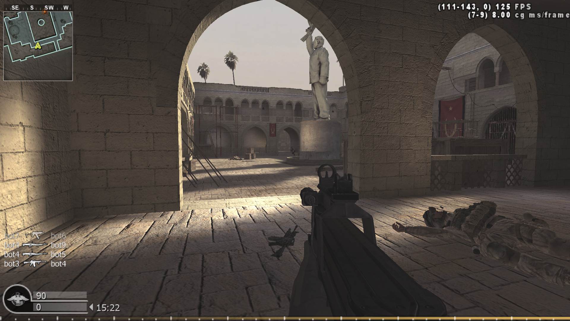 Pasha, mp_showdown, COD @ kaluga.org | Public #1 | Ranked |