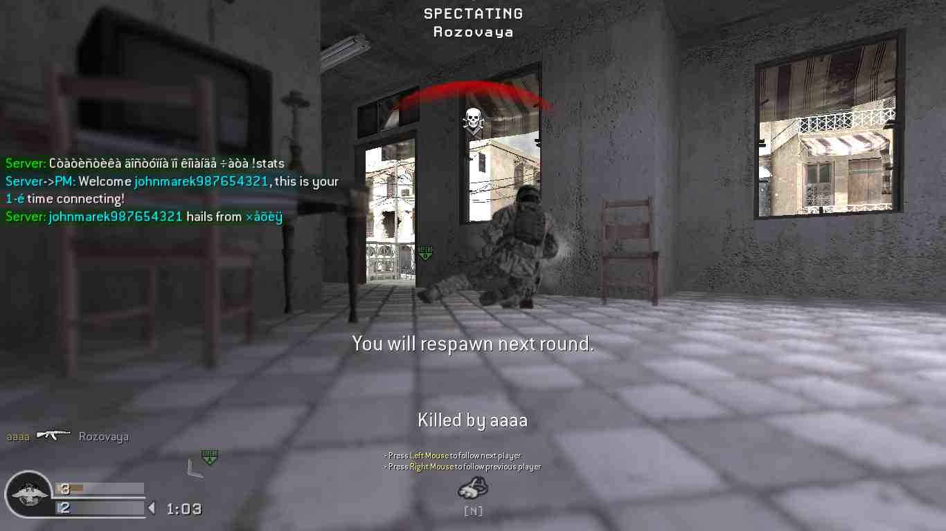 johnmarek987654321, mp_crossfire, COD @ kaluga.org | Public #3 | Ranked |