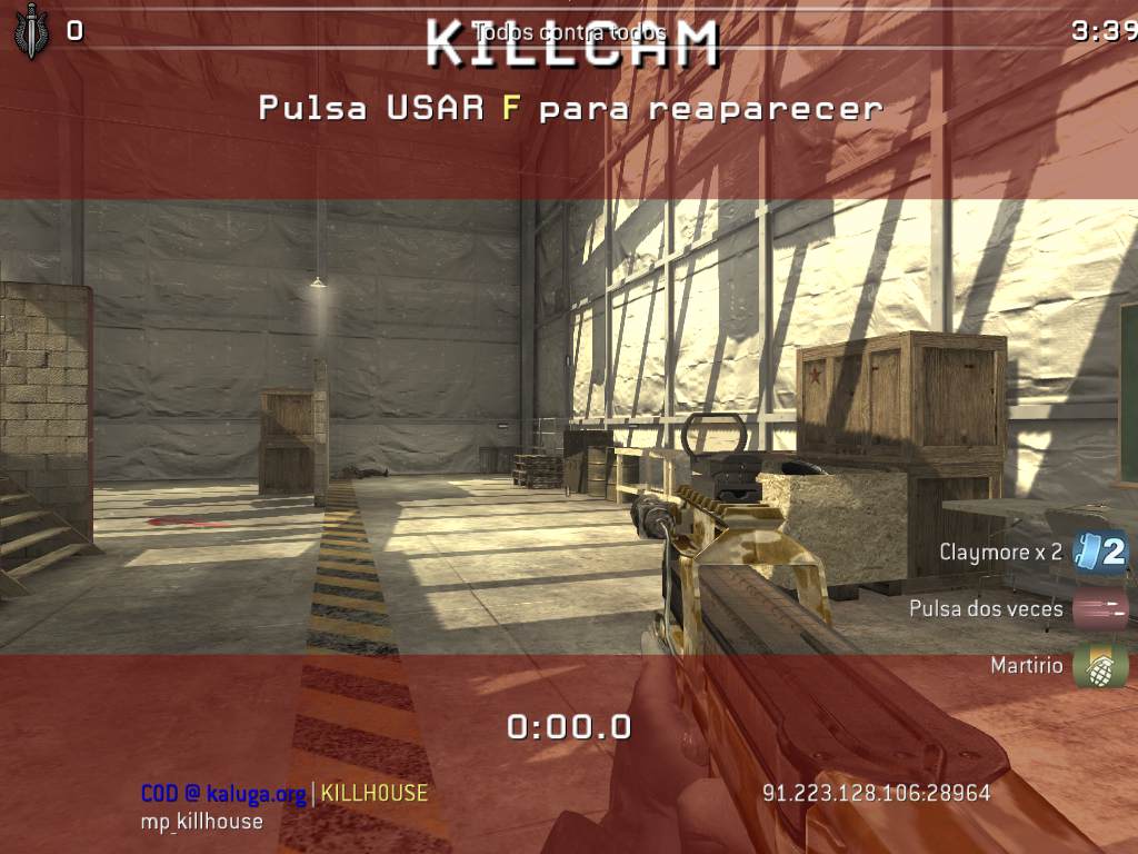 Yosbanis, mp_killhouse, COD @ kaluga.org | KILLHOUSE