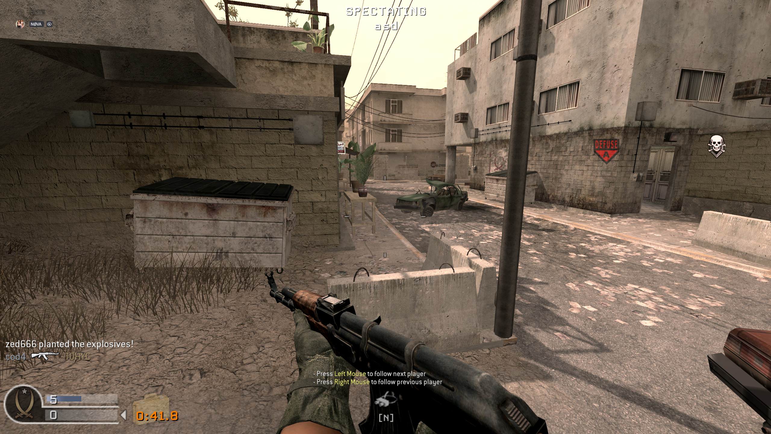 eXure_Dazaa, mp_strike, COD @ kaluga.org | Public #3 | Ranked |