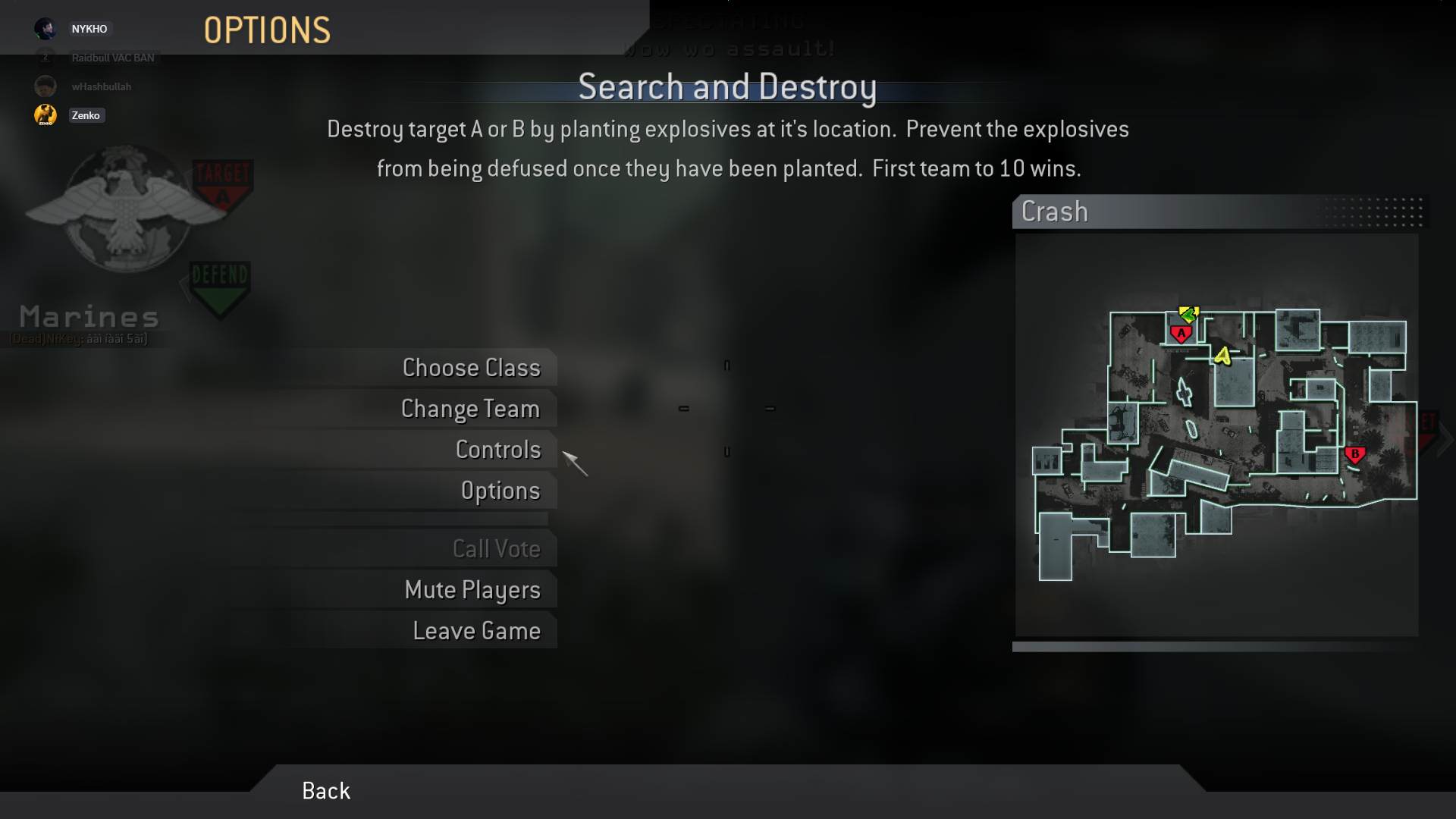 RaidBull, mp_crash, COD @ kaluga.org | Public #3 | Ranked |