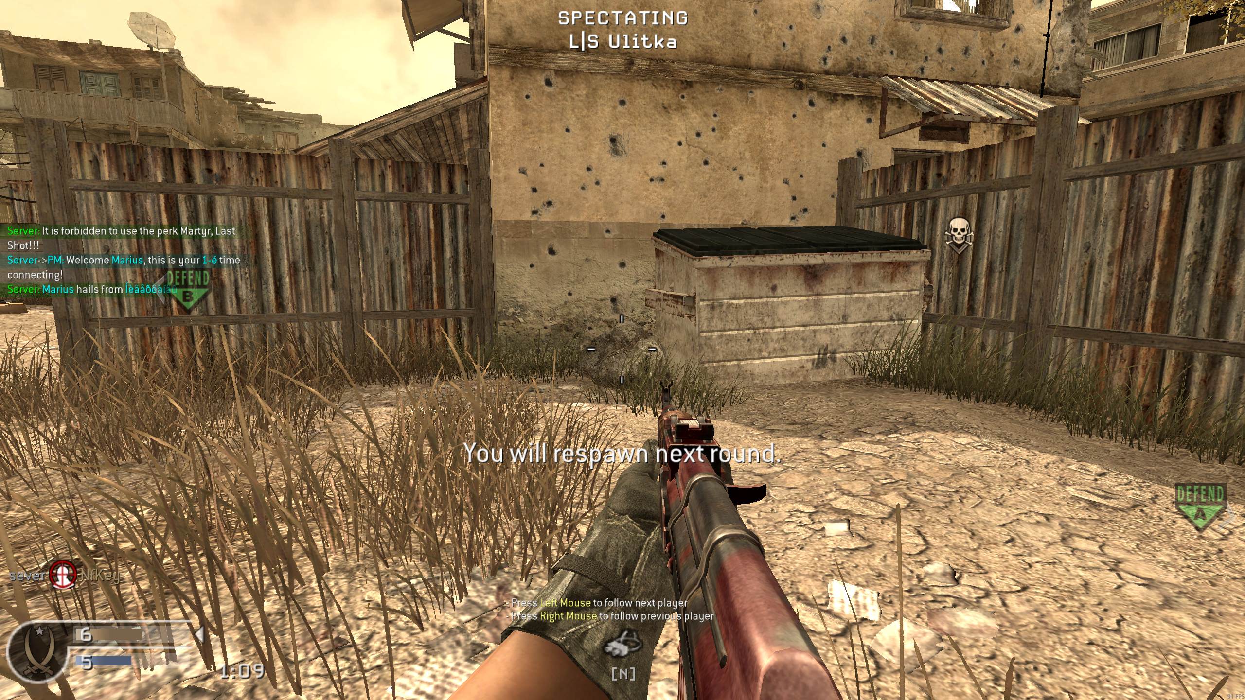 Marius, mp_backlot, COD @ kaluga.org | Public #3 | Ranked |