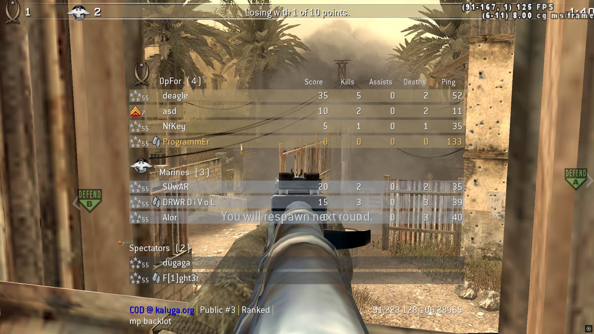 ProgrammEr, mp_backlot, COD @ kaluga.org | Public #3 | Ranked |