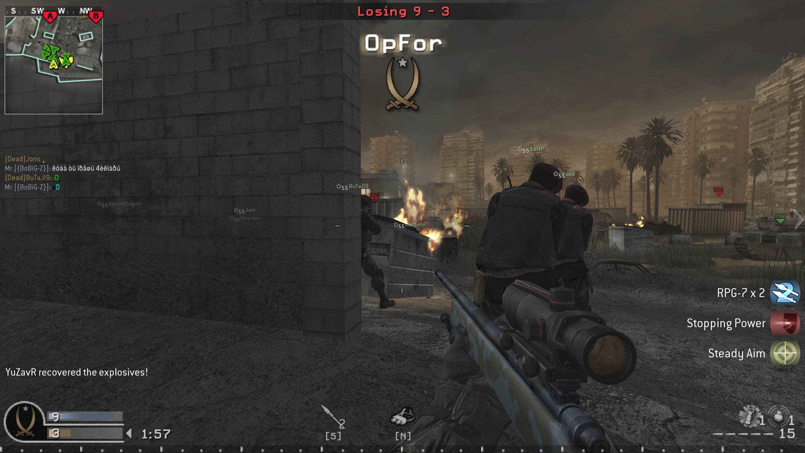 ZJCG, mp_bog, COD @ kaluga.org | Public #3 | Ranked |