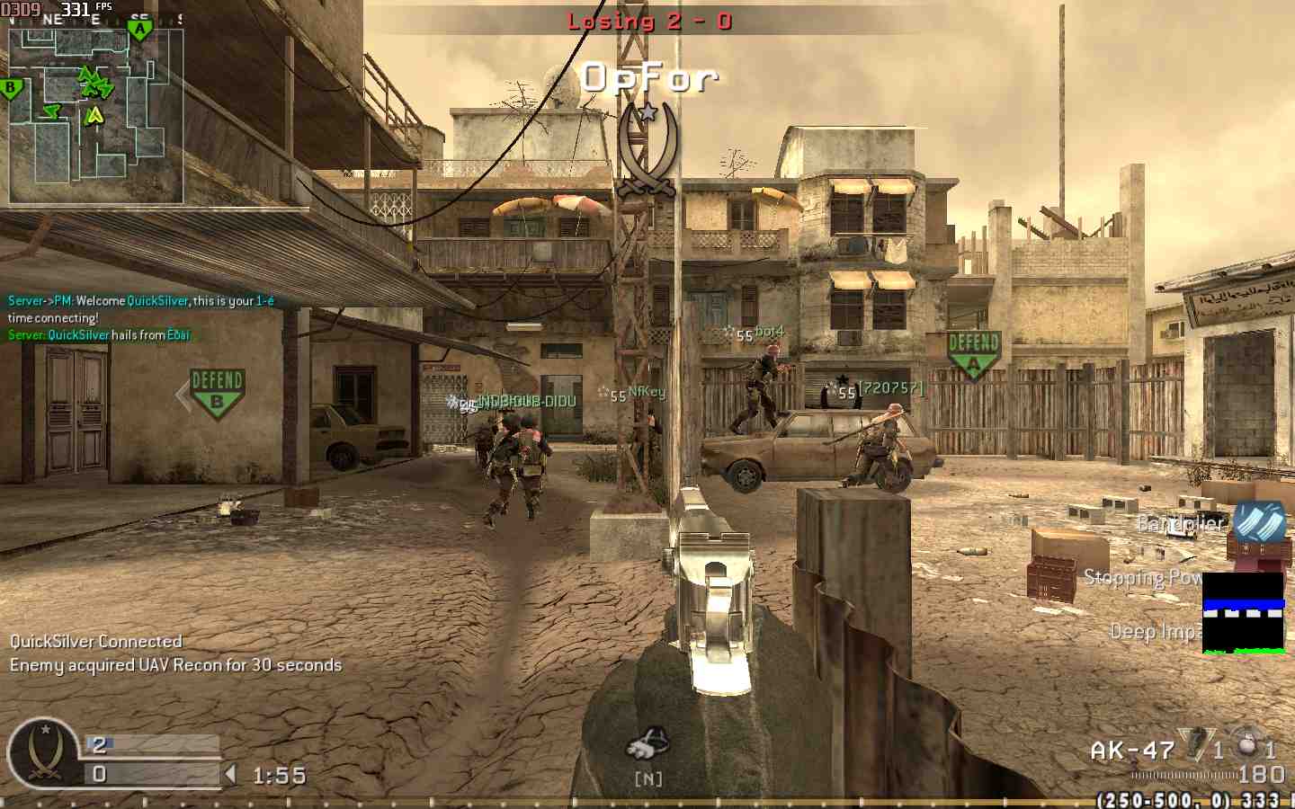 QuickSilver, mp_backlot, COD @ kaluga.org | Public #3 | Ranked |
