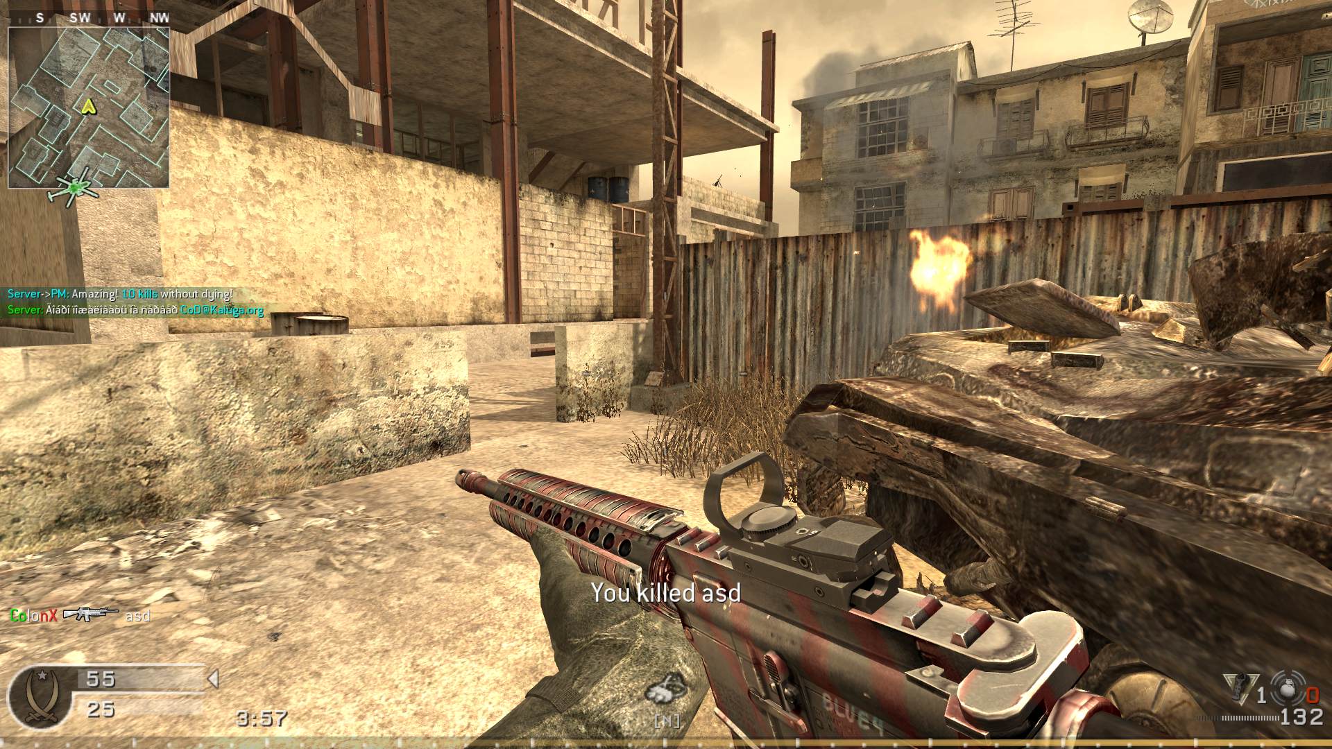 ColonX, mp_backlot, COD @ kaluga.org | Public #3 | Ranked |