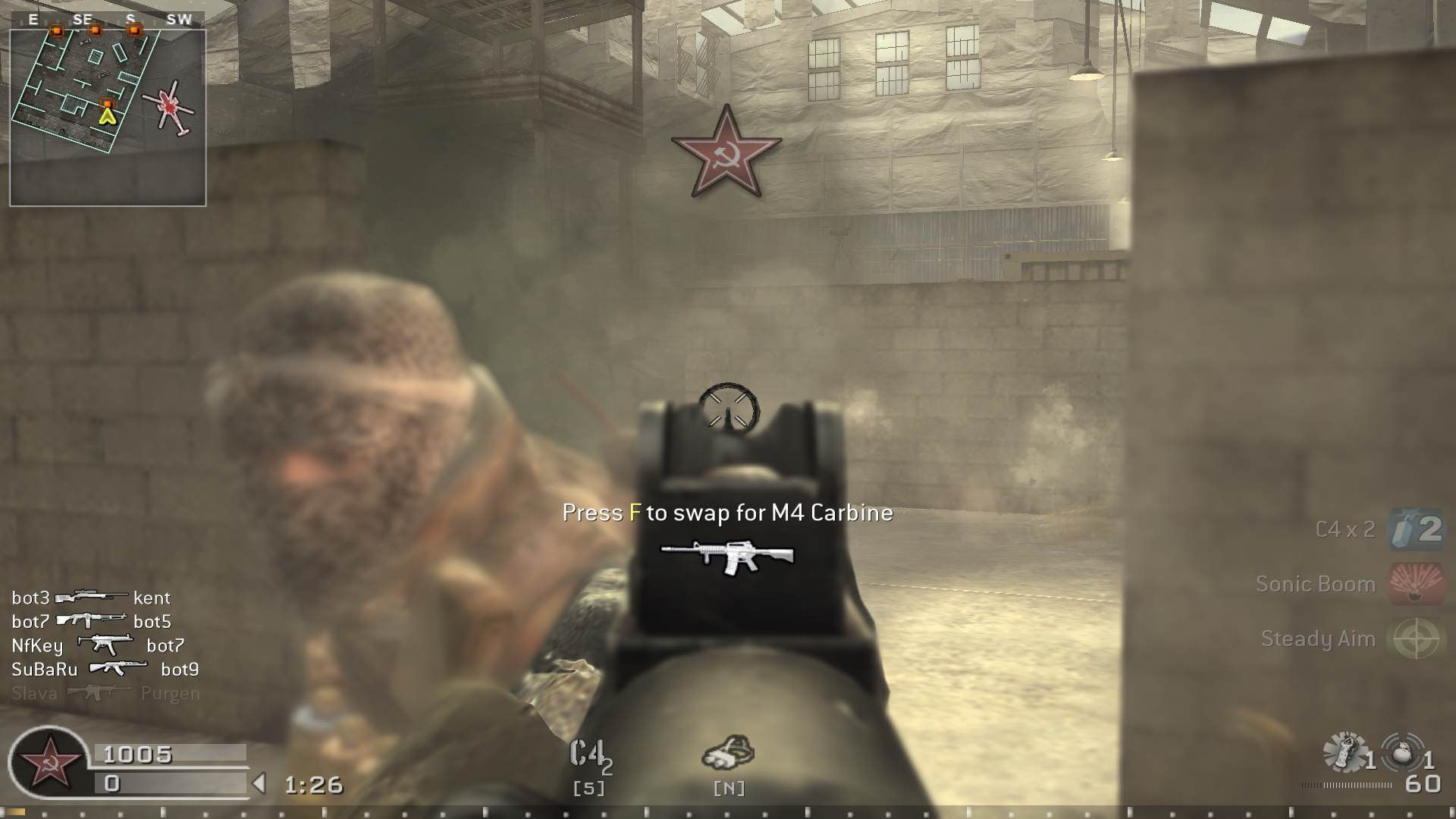 ESTREMO UNTORE, mp_killhouse, COD @ kaluga.org | Public #1 | Ranked |