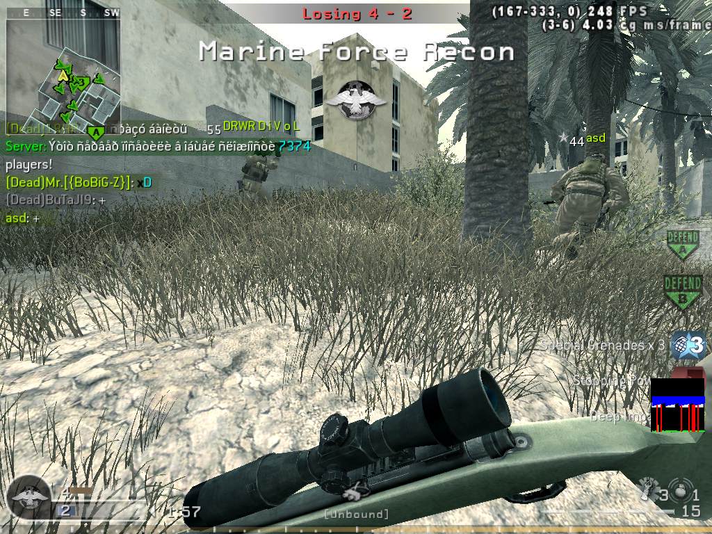 che za xYinya, mp_crash, COD @ kaluga.org | Public #3 | Ranked |