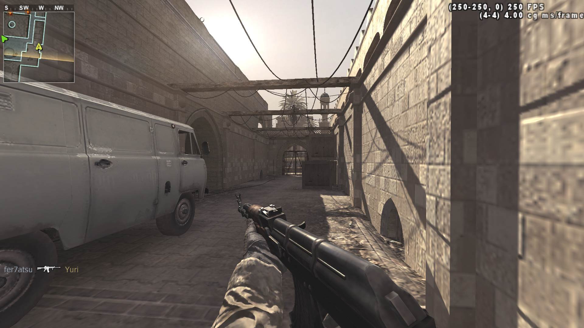 ak47, mp_showdown, COD @ kaluga.org | Hardcore #1 | Ranked |
