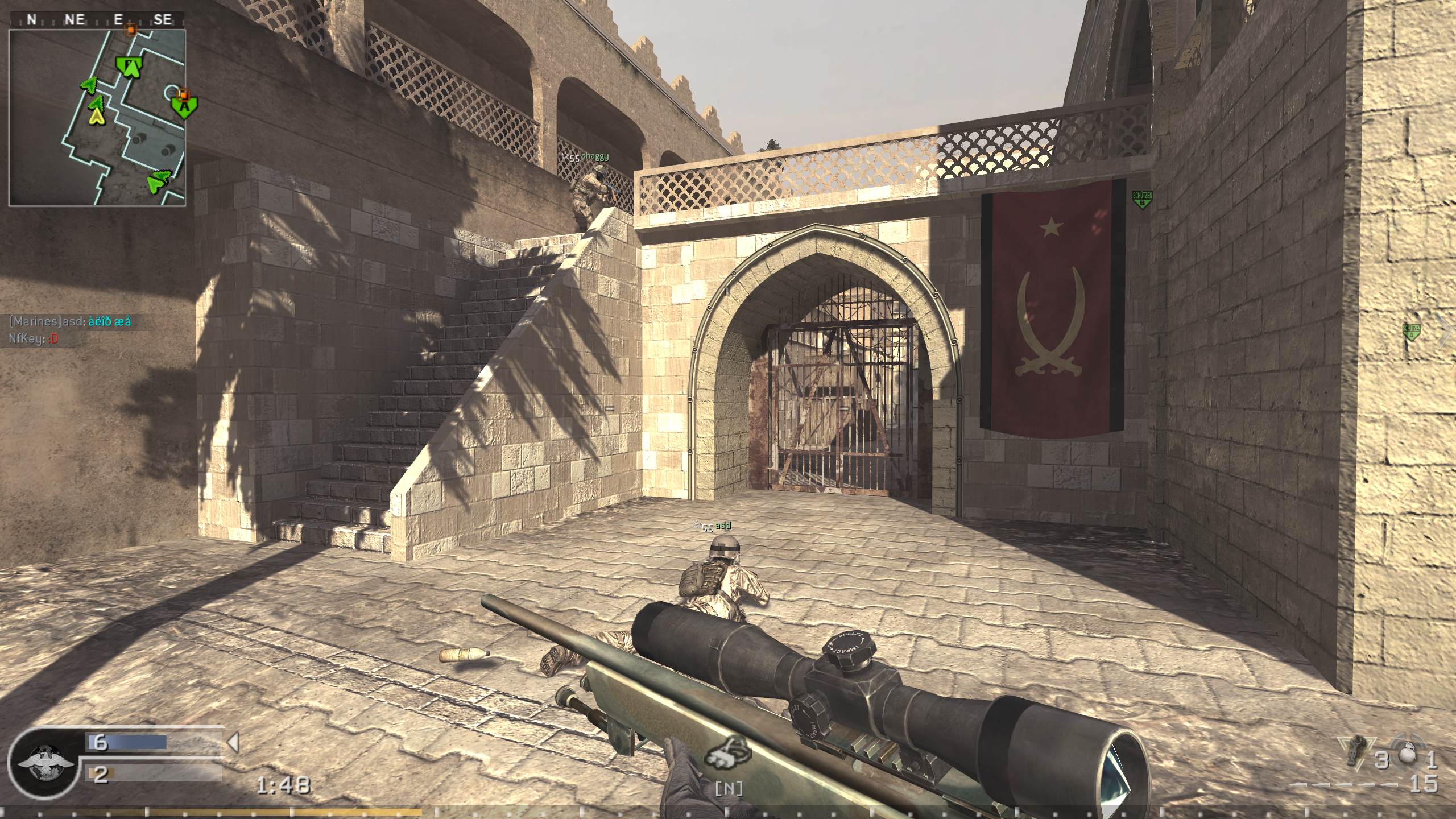 Smok, mp_showdown, COD @ kaluga.org | Public #3 | Ranked |