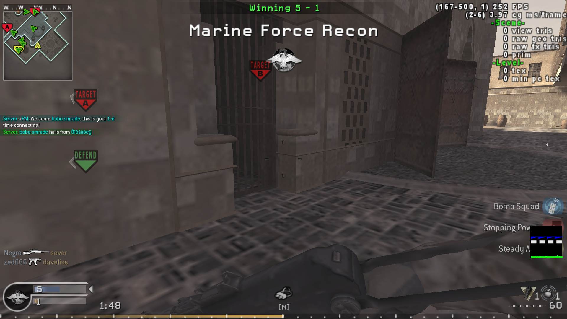 bobo smrade, mp_showdown, COD @ kaluga.org | Public #3 | Ranked |