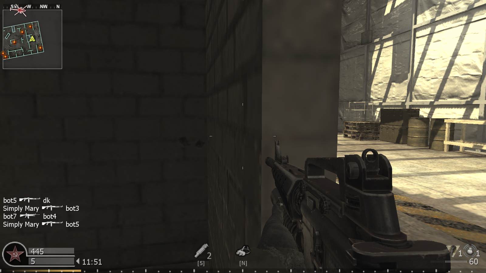 gggame, mp_killhouse, COD @ kaluga.org | Public #1 | Ranked |