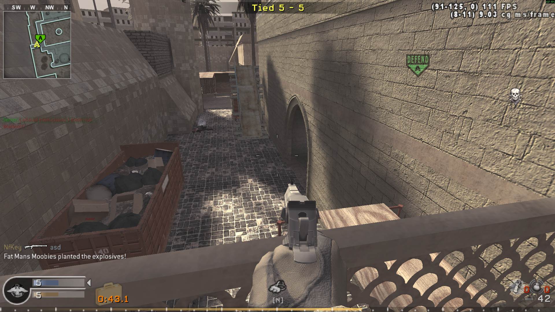 Fat Mans Moobies, mp_showdown, COD @ kaluga.org | Public #3 | Ranked |