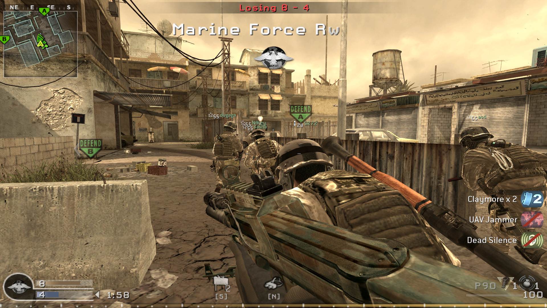 Horned Reaper, mp_backlot, COD @ kaluga.org | Public #3 | Ranked |