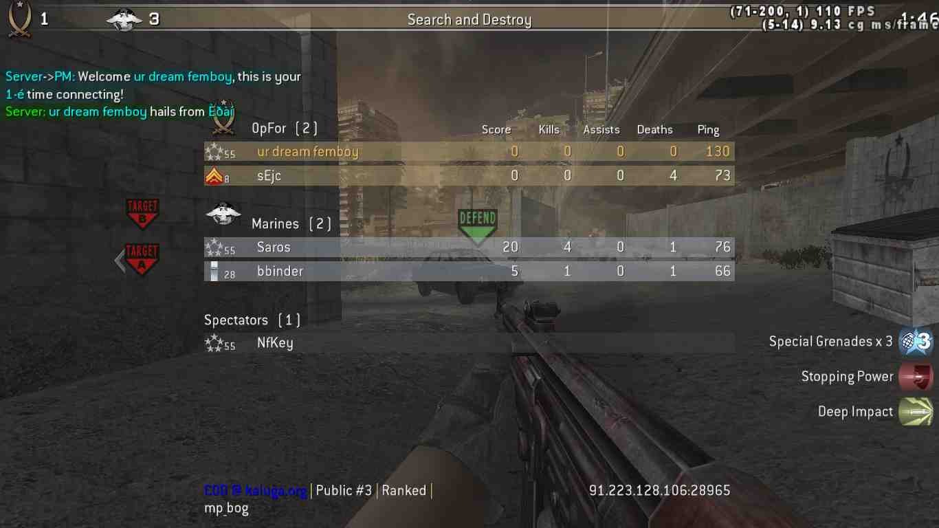 ur dream femboy, mp_bog, COD @ kaluga.org | Public #3 | Ranked |