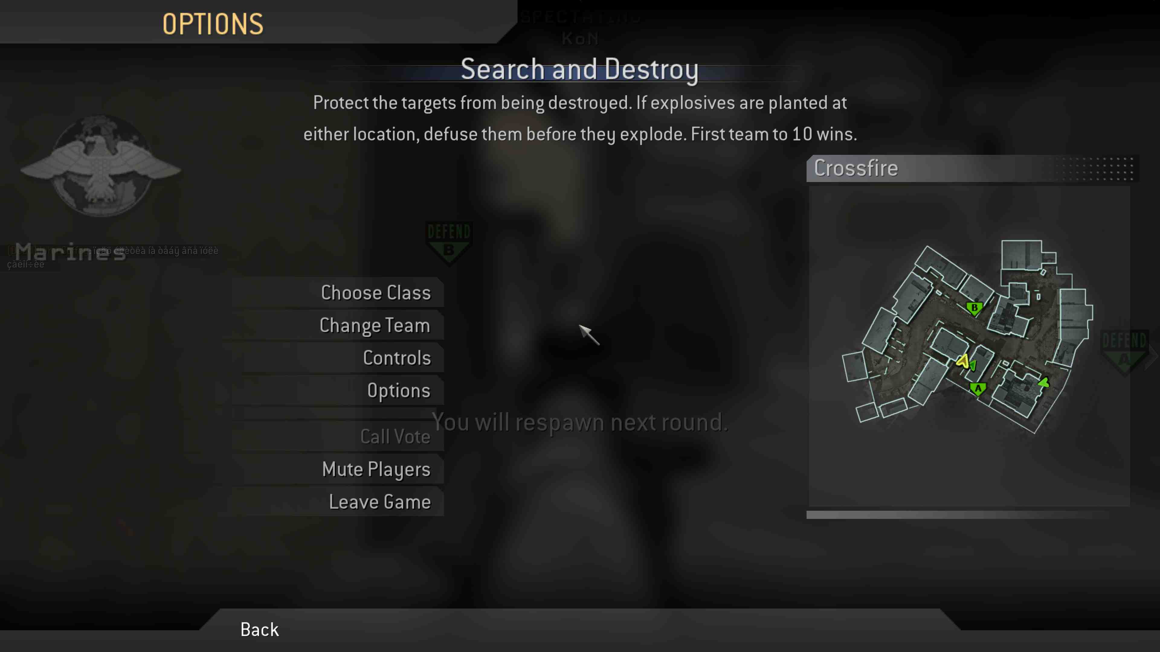 Captain Prick, mp_crossfire, COD @ kaluga.org | Public #3 | Ranked |