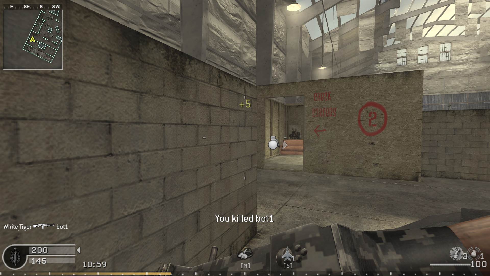 White_Tiger, mp_killhouse, COD @ kaluga.org | KILLHOUSE
