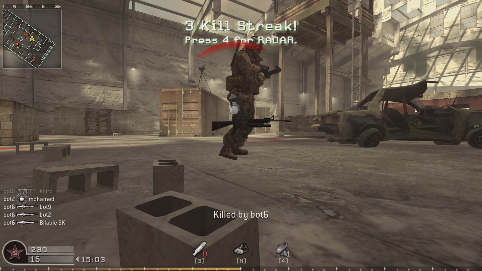 Bilable_SK, mp_killhouse, COD @ kaluga.org | Public #1 | Ranked |