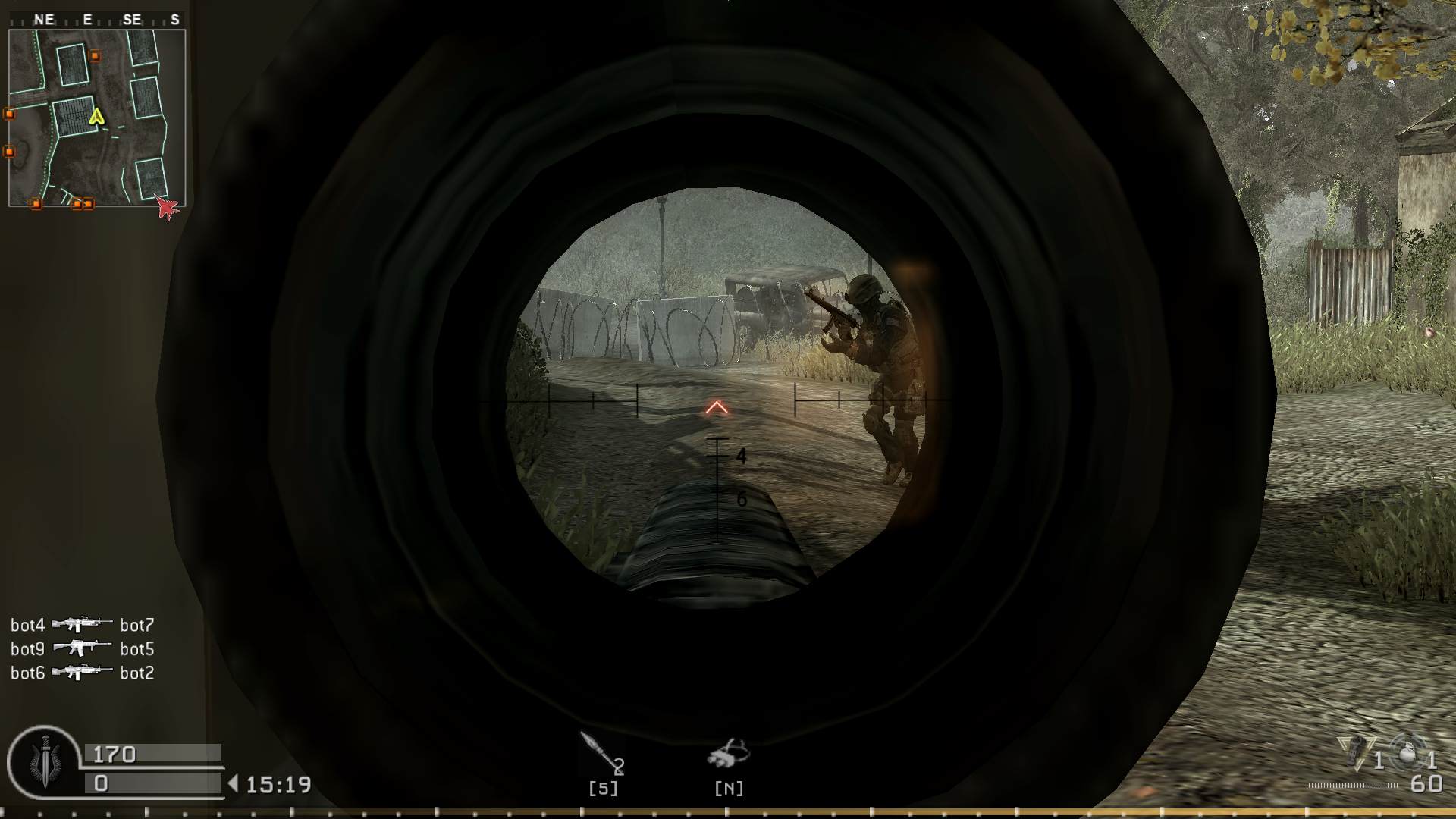 Schizo Racist, mp_overgrown, COD @ kaluga.org | Public #1 | Ranked |