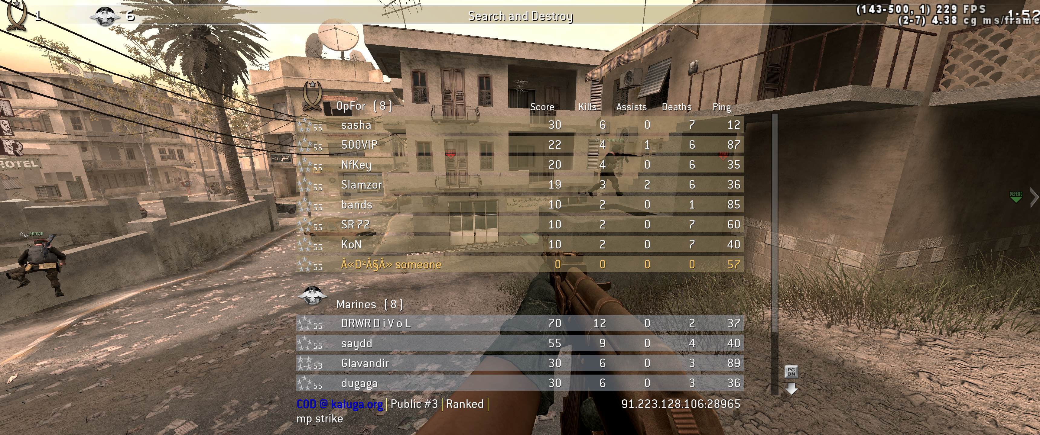 «v§» someone, mp_strike, COD @ kaluga.org | Public #3 | Ranked |