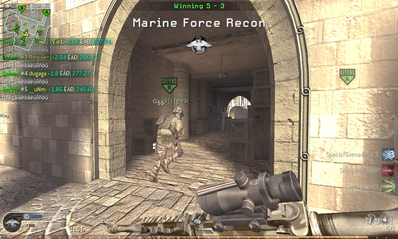 NAIS, mp_showdown, COD @ kaluga.org | Public #3 | Ranked |