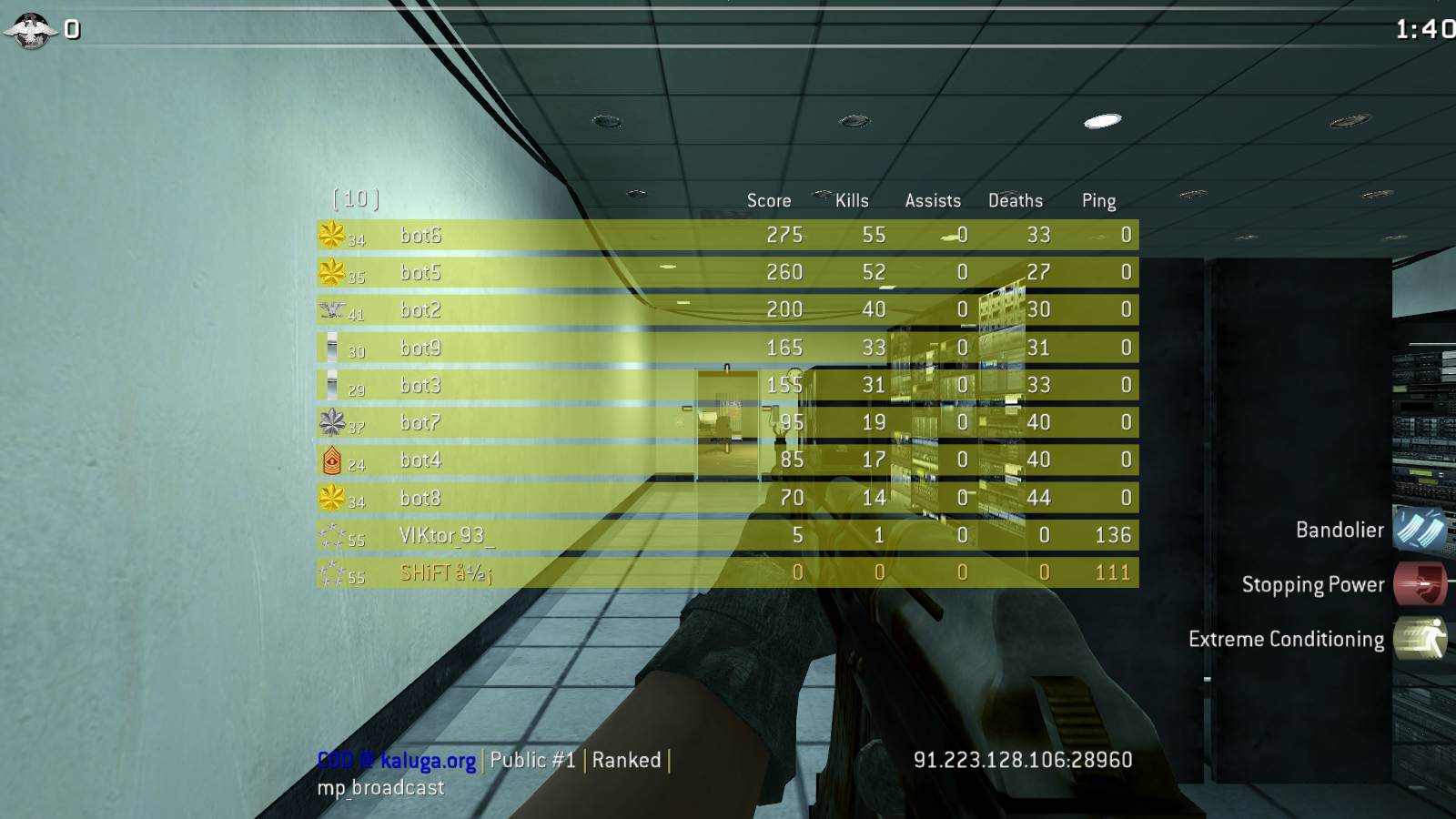 SHiFT 彡, mp_broadcast, COD @ kaluga.org | Public #1 | Ranked |