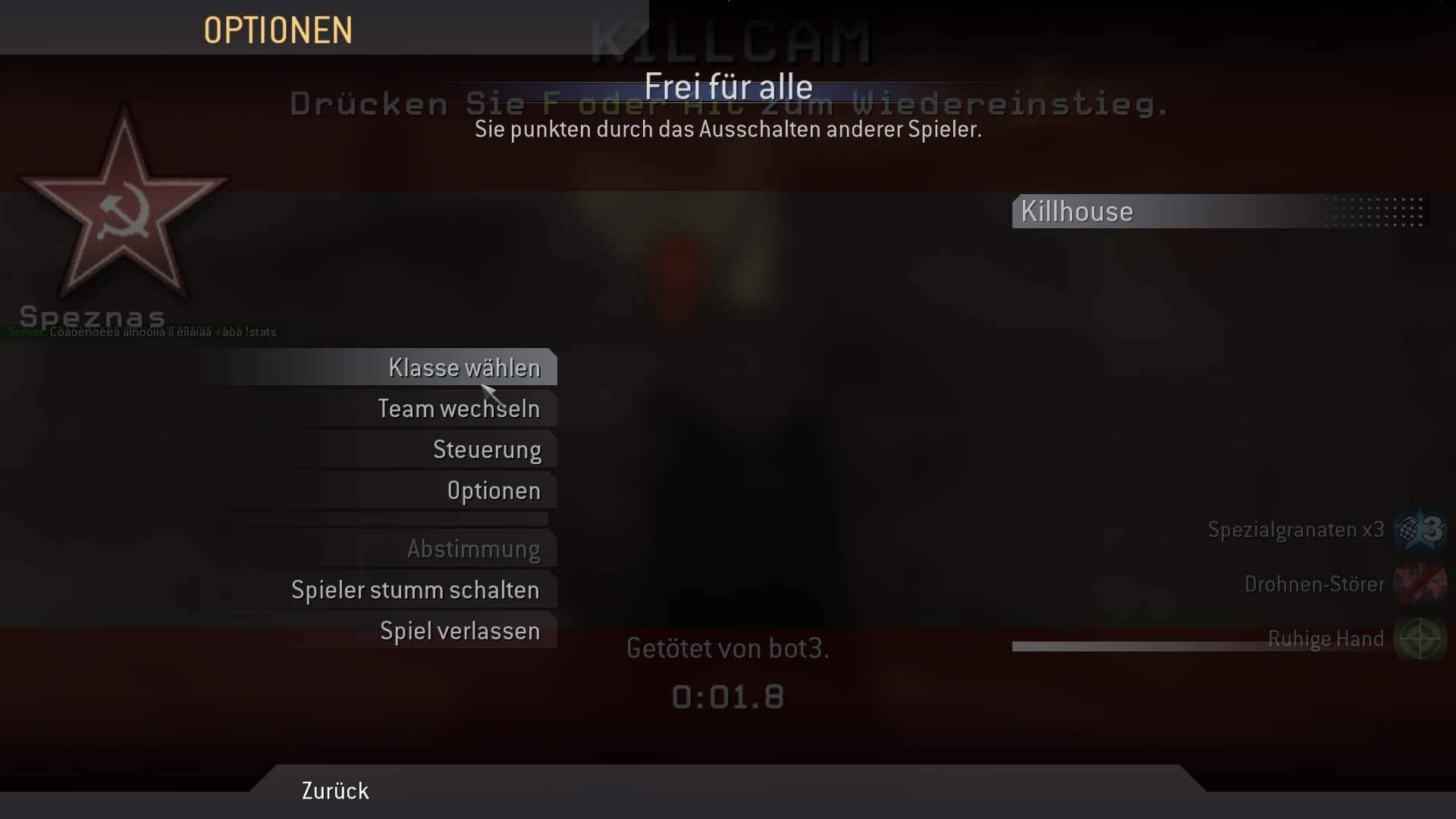 Cojones, mp_killhouse, COD @ kaluga.org | KILLHOUSE