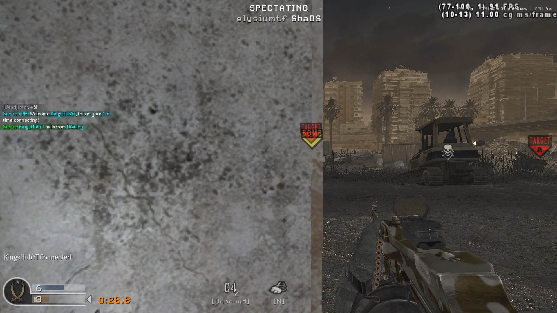 KingsHubYT, mp_bog, COD @ kaluga.org | Public #3 | Ranked |