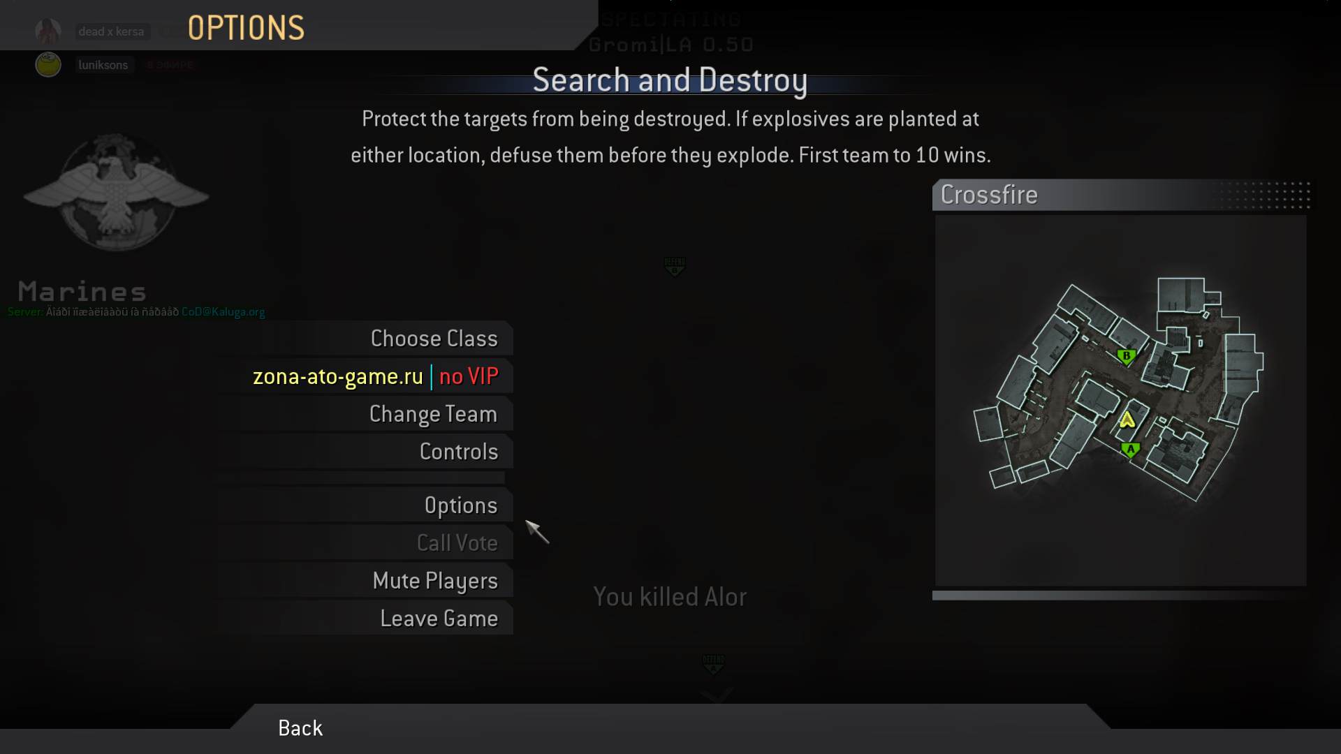 semglory, mp_crossfire, COD @ kaluga.org | Public #3 | Ranked |