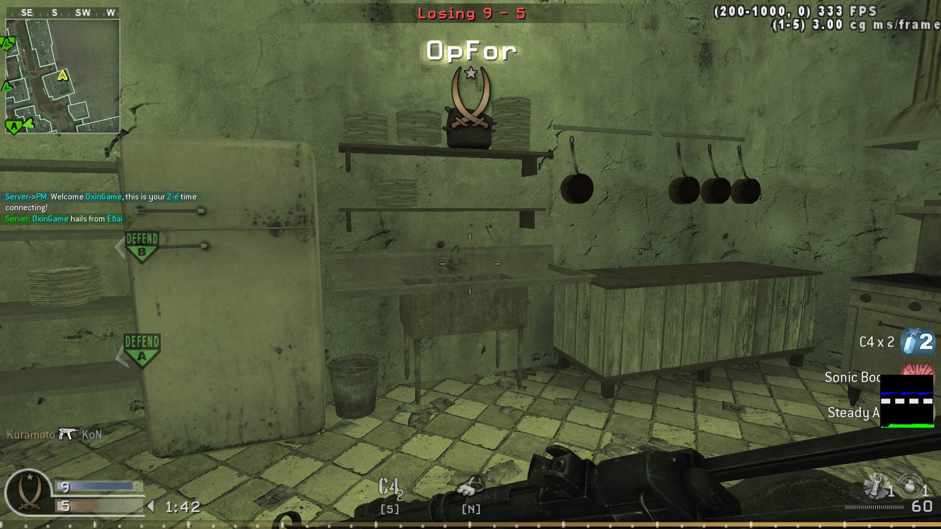 OxinGame, mp_citystreets, COD @ kaluga.org | Public #3 | Ranked |