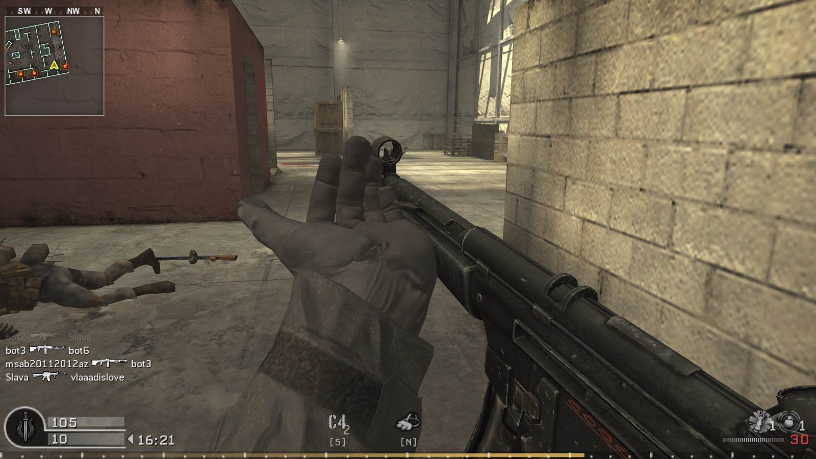 Lobby_Bound, mp_killhouse, COD @ kaluga.org | Public #1 | Ranked |