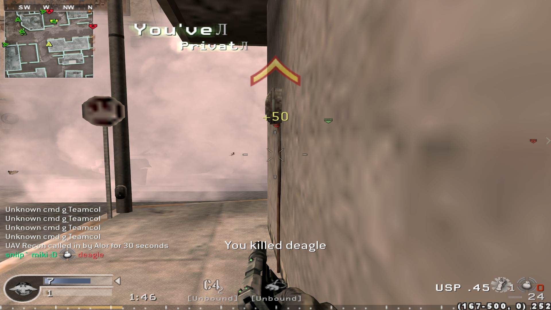 sniip` miki :D, mp_strike, COD @ kaluga.org | Public #3 | Ranked |