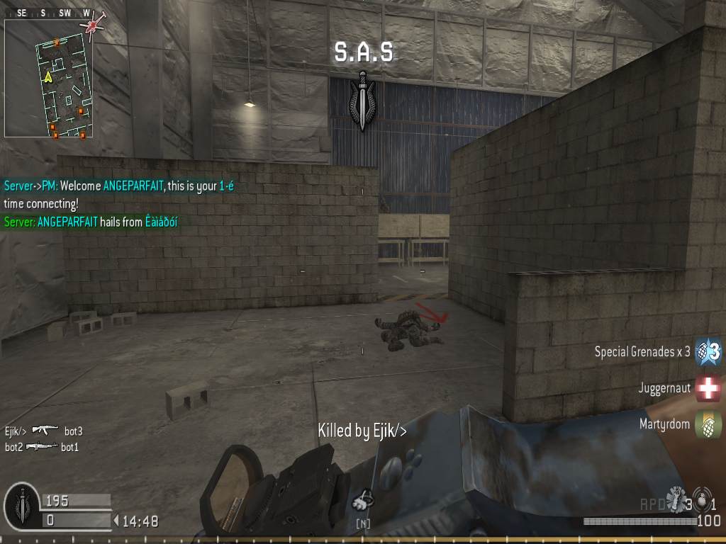ANGEPARFAIT, mp_killhouse, COD @ kaluga.org | KILLHOUSE