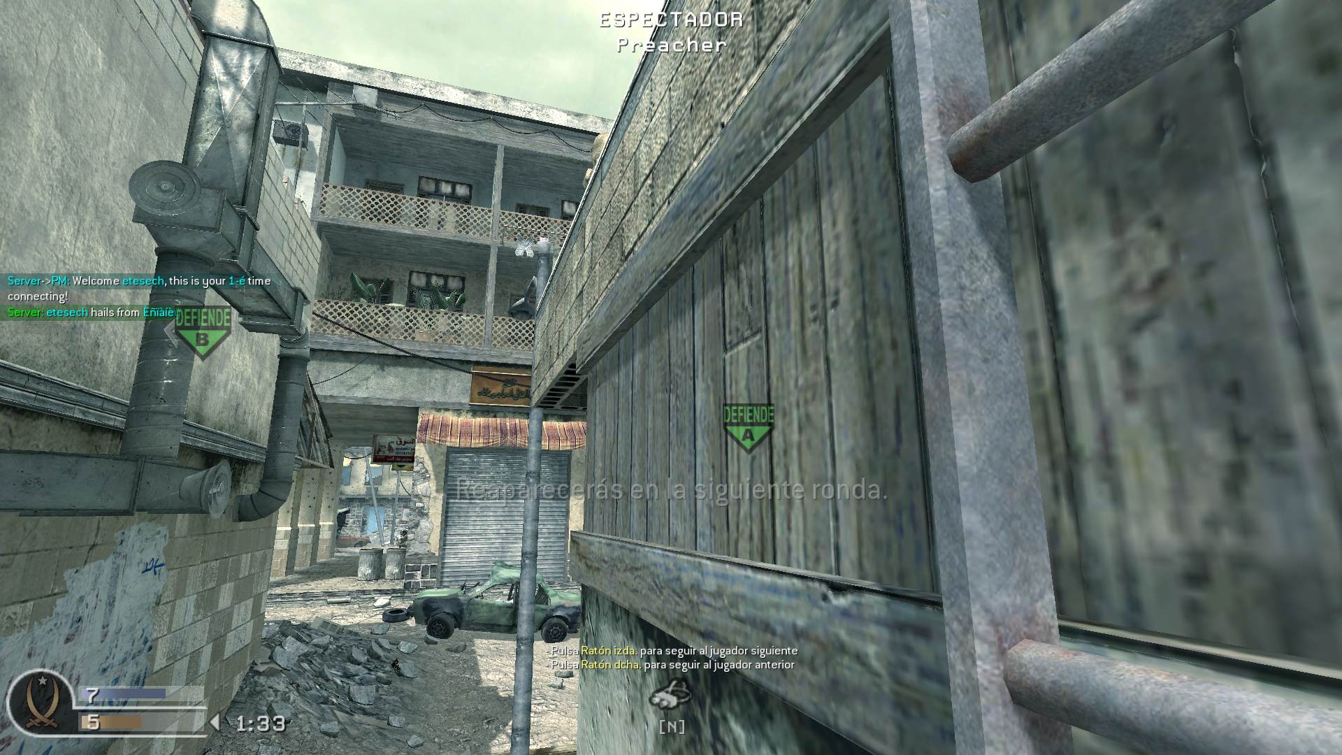 etesech, mp_crash, COD @ kaluga.org | Public #3 | Ranked |