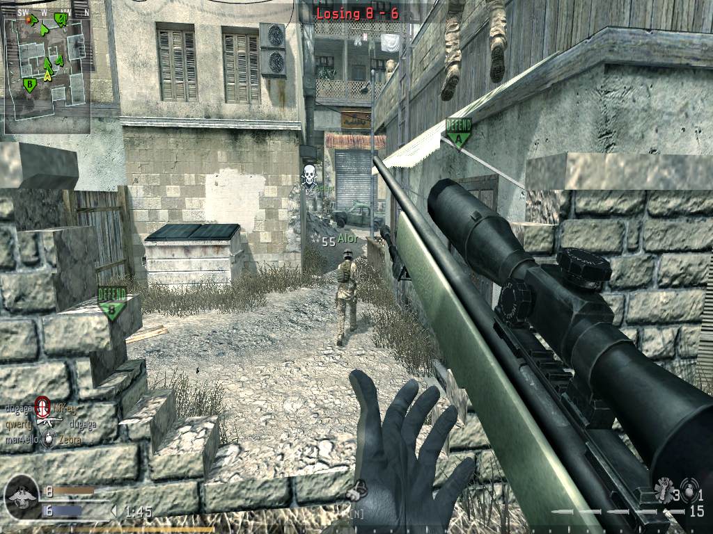 Blackjew, mp_crash, COD @ kaluga.org | Public #3 | Ranked |