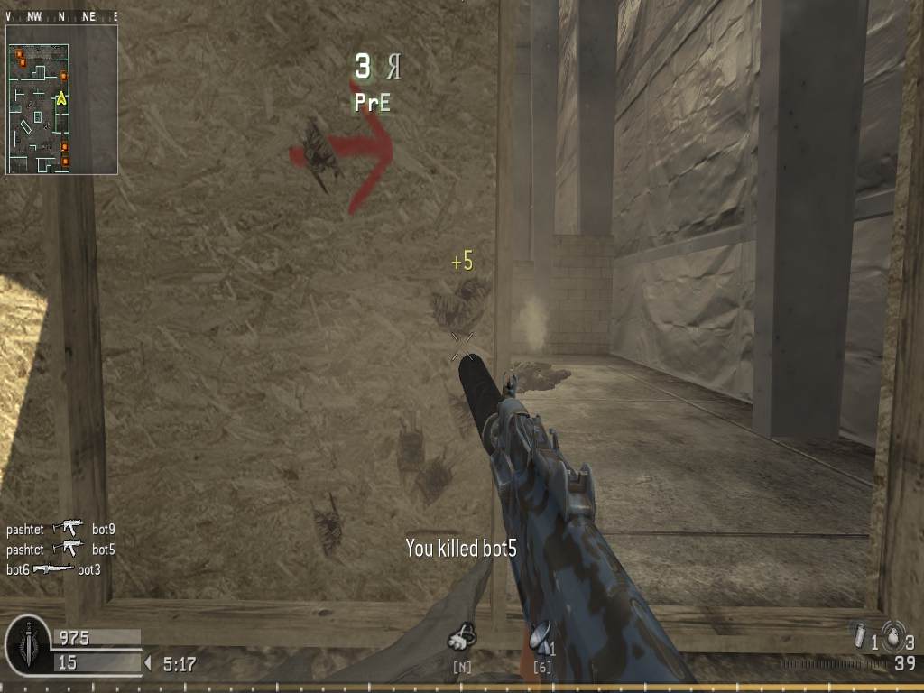 pashtet, mp_killhouse, COD @ kaluga.org | Public #1 | Ranked |