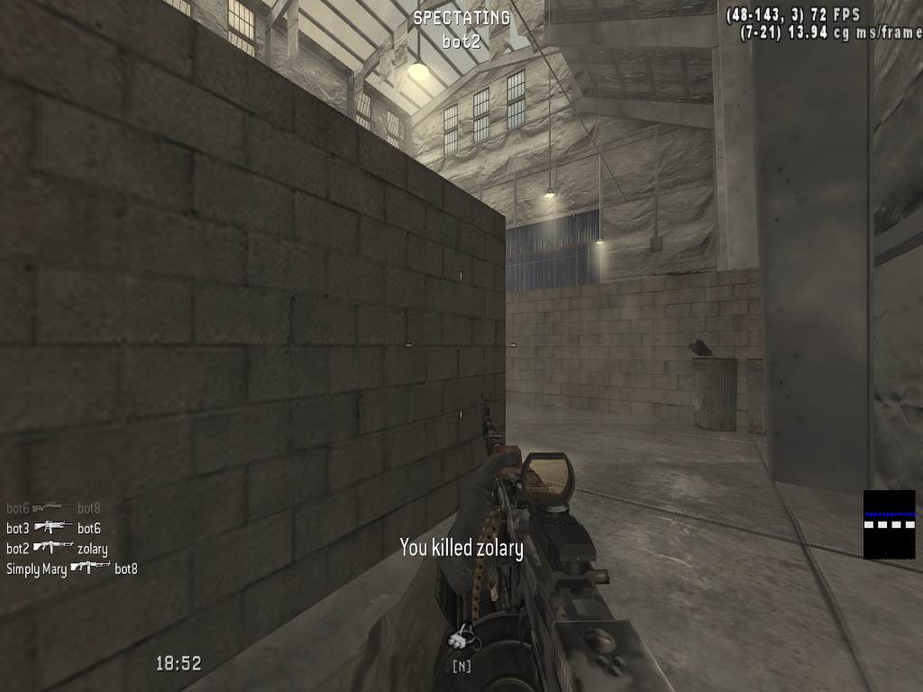 d4, mp_killhouse, COD @ kaluga.org | Public #1 | Ranked |