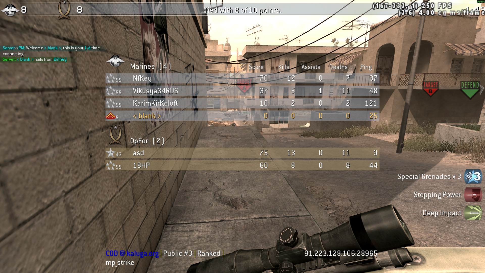 < blank >, mp_strike, COD @ kaluga.org | Public #3 | Ranked |