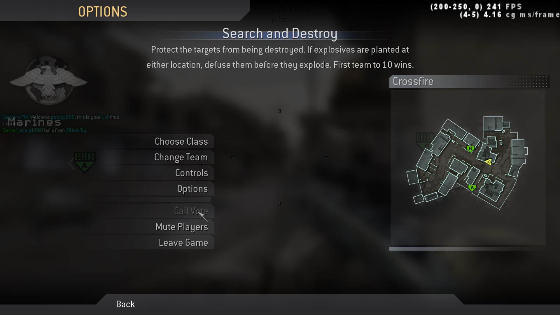 pmcg1990, mp_crossfire, COD @ kaluga.org | Public #3 | Ranked |