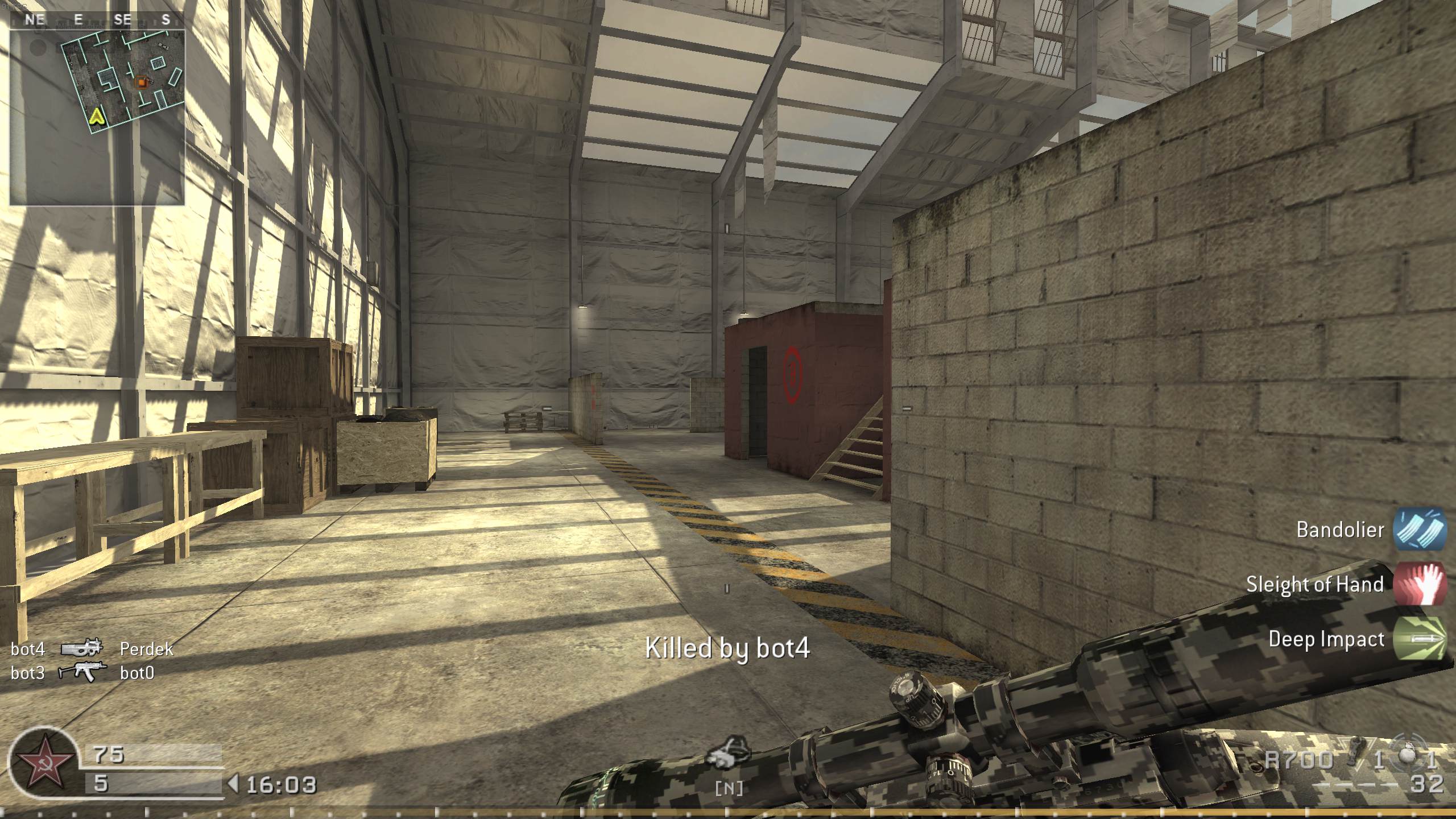 Perdek, mp_killhouse, COD @ kaluga.org | KILLHOUSE