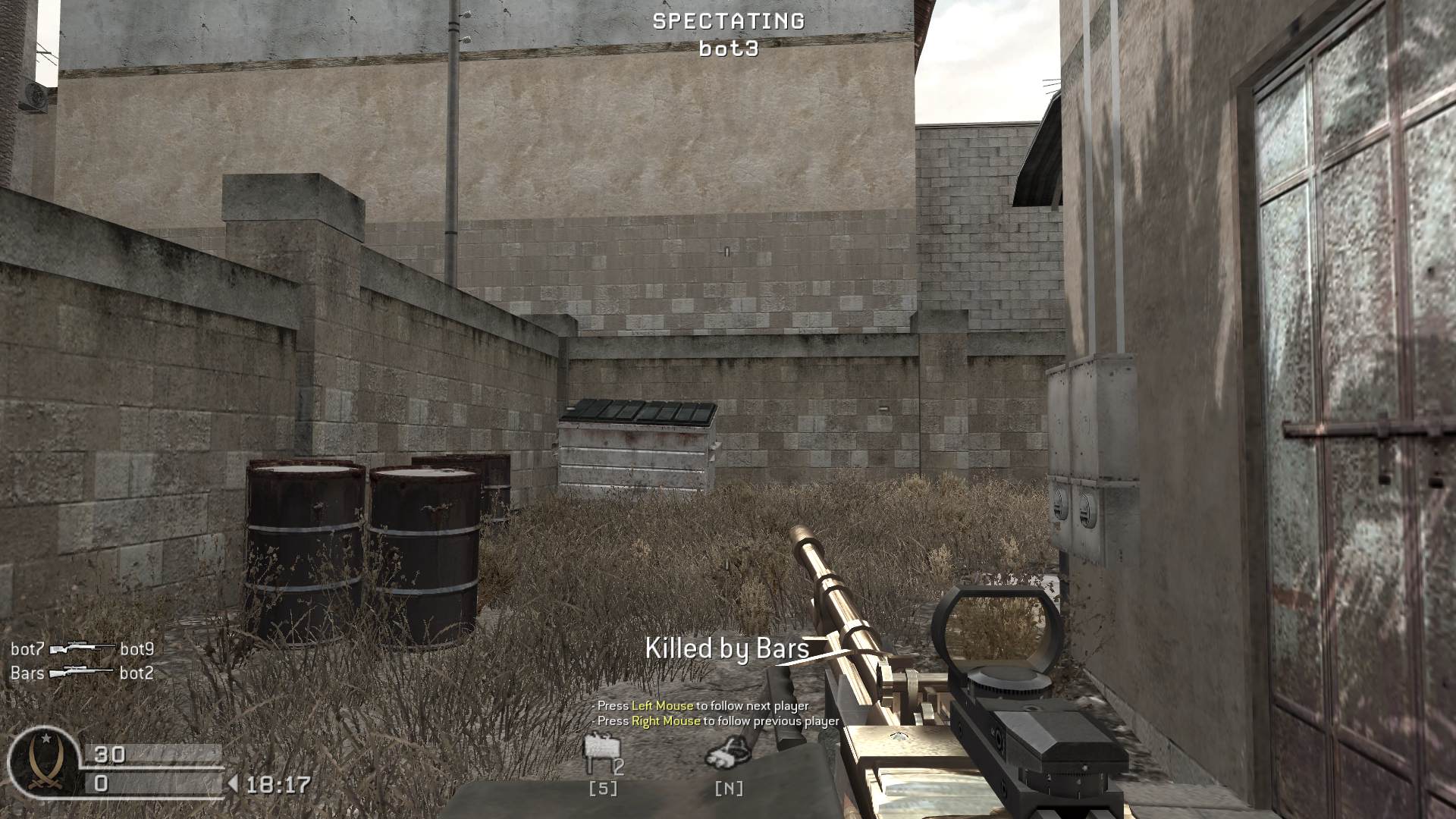 Sidou, mp_crossfire, COD @ kaluga.org | Public #1 | Ranked |