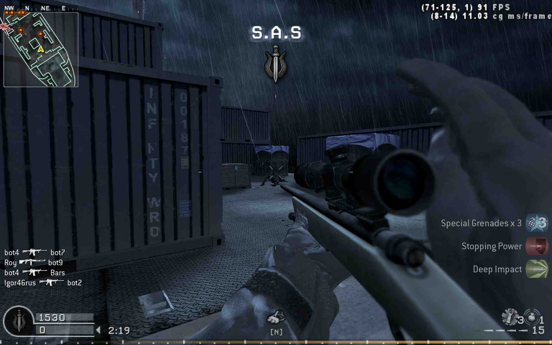 Greengoblin420, mp_cargoship, COD @ kaluga.org | Public #1 | Ranked |