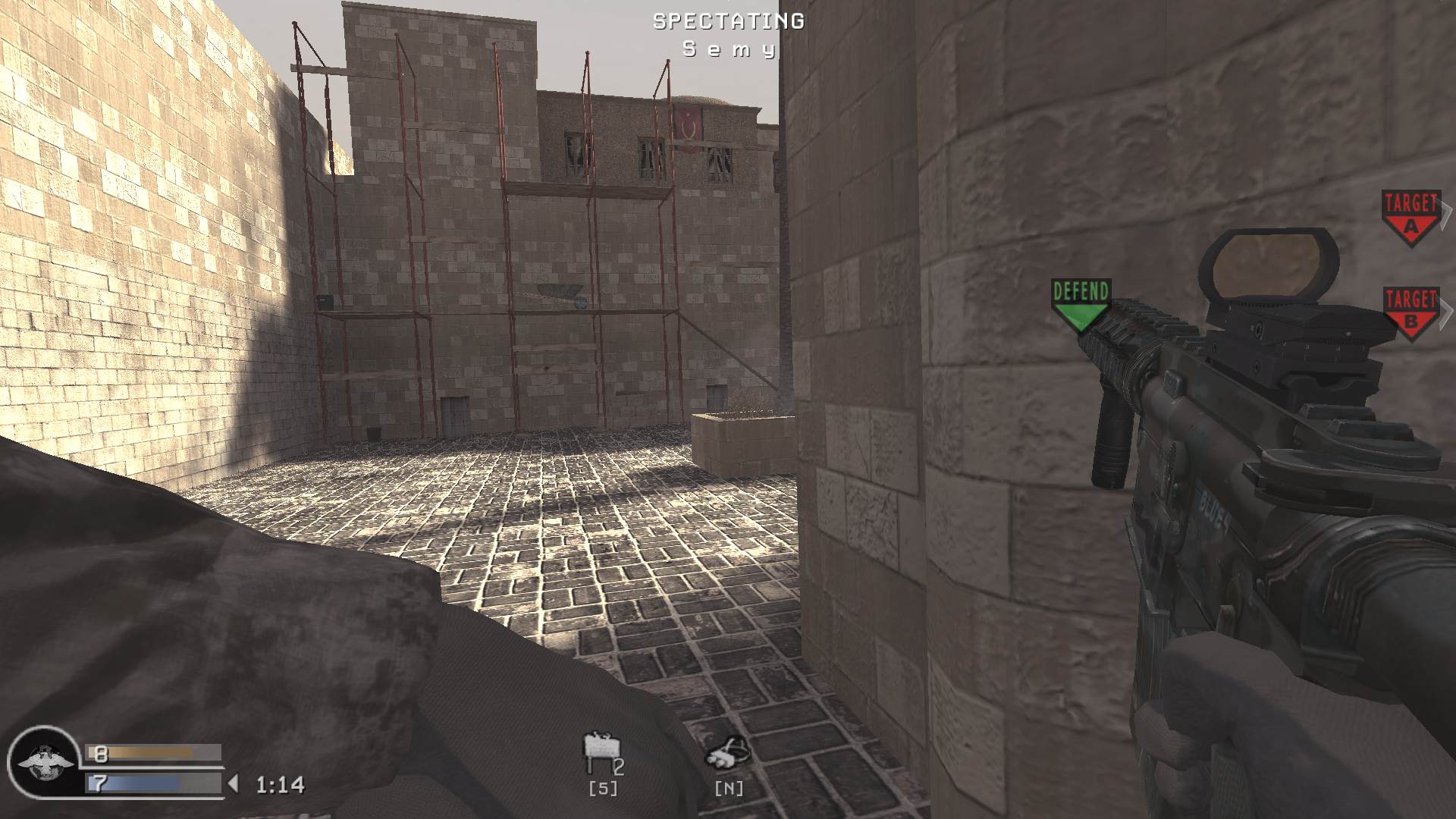 TheyCallMeJumpr, mp_showdown, COD @ kaluga.org | Public #3 | Ranked |