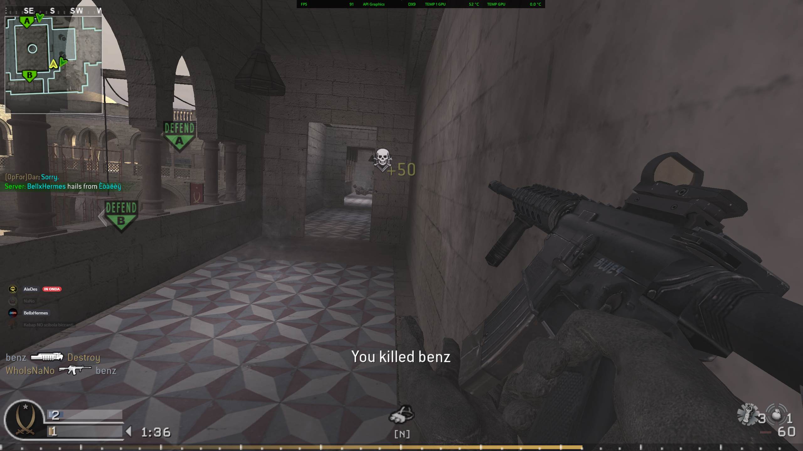 WhoIsNaNo, mp_showdown, COD @ kaluga.org | Public #3 | Ranked |