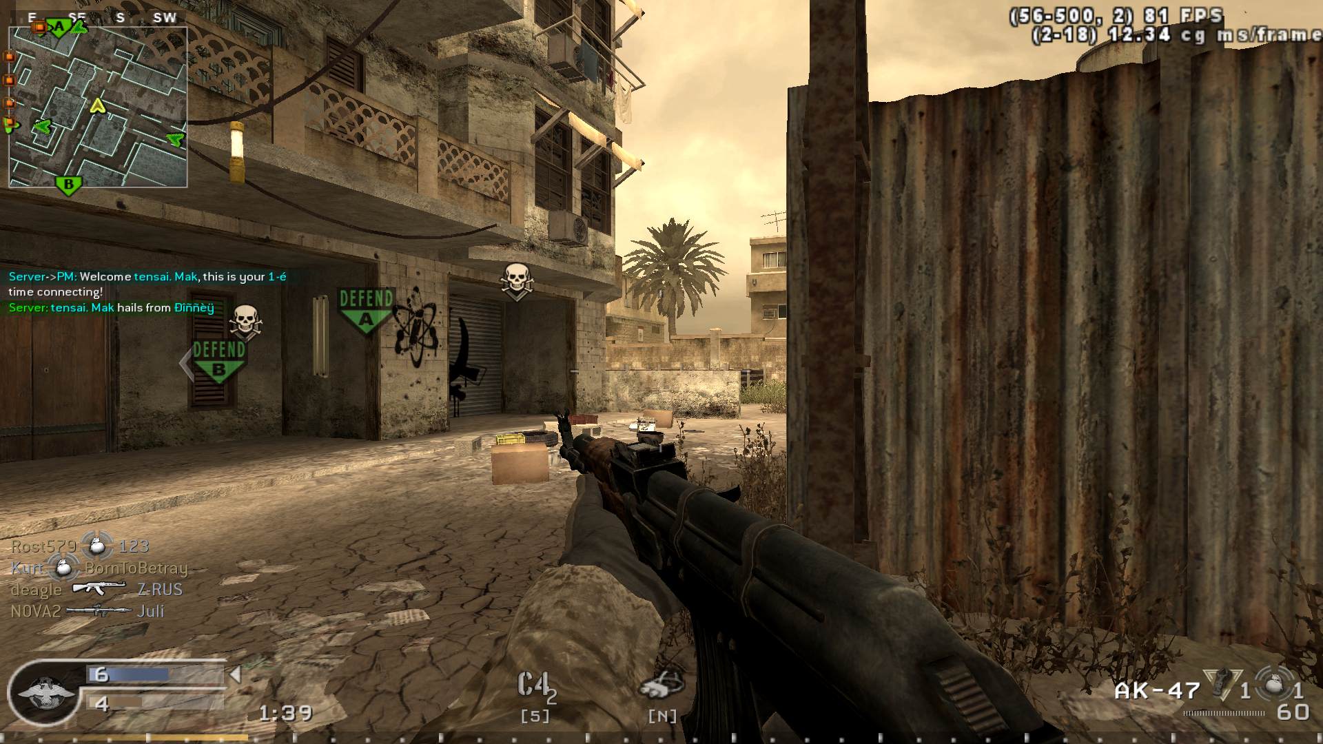 tensai Mak, mp_backlot, COD @ kaluga.org | Public #3 | Ranked |
