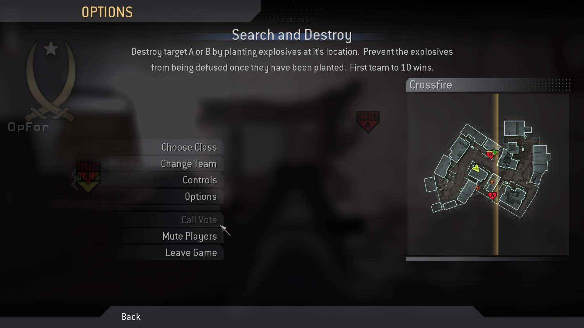 potwur, mp_crossfire, COD @ kaluga.org | Public #3 | Ranked |