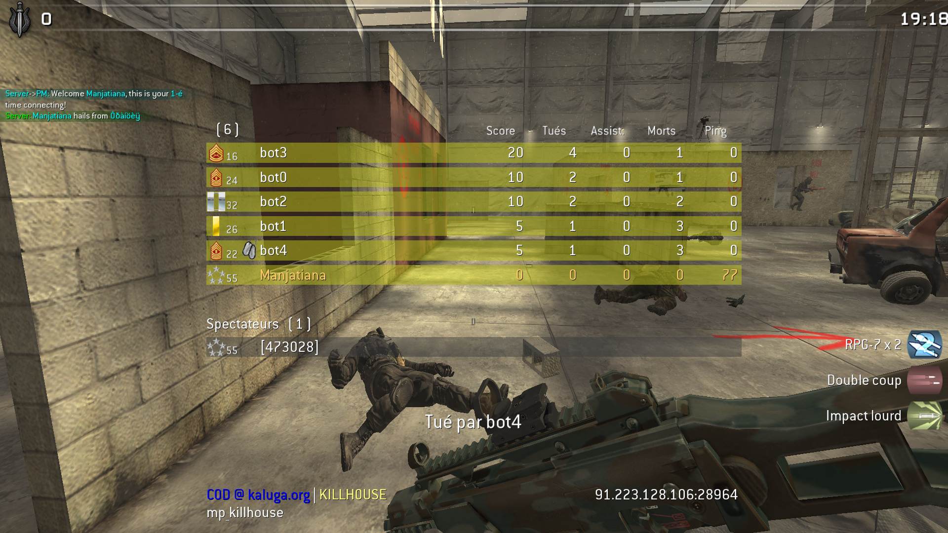 Manjatiana, mp_killhouse, COD @ kaluga.org | KILLHOUSE